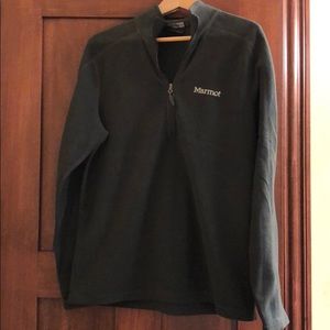 Men’s Marmot half zip polartec size M